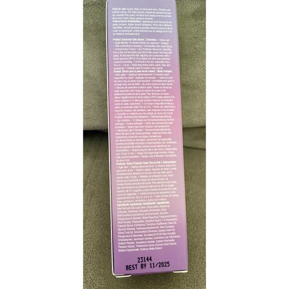 Coola Sun Silk Drops SPF 30 Sunscreen Full 360° Spectrum 1 oz 70% + Organic - Picture 3 of 4